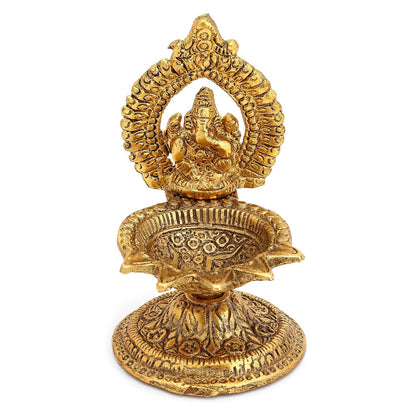 Collectible India Ganesha Diya Oil Lamp