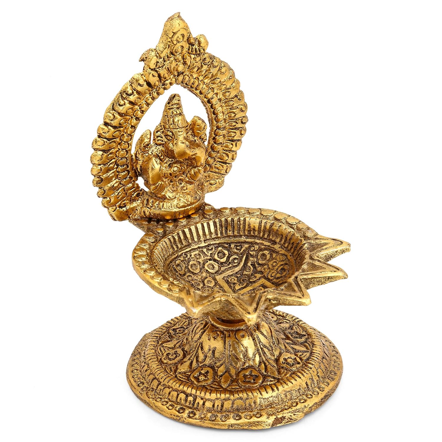 Collectible India Ganesha Diya Oil Lamp