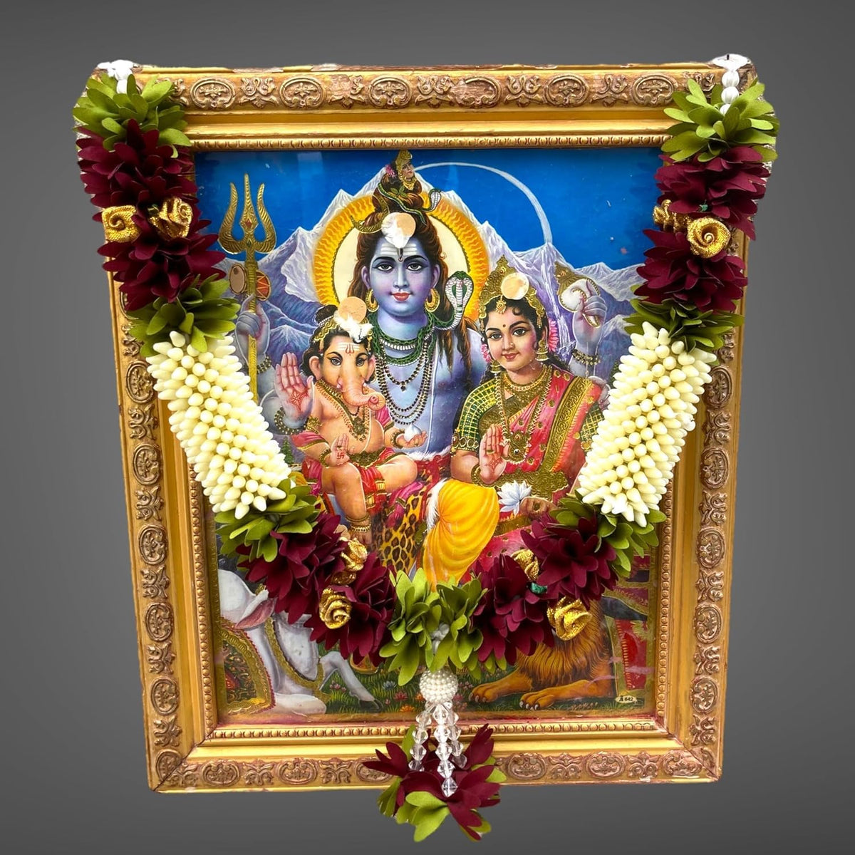 SHRI MATAJI Store Garland Artificial Mala for God Photo Frame