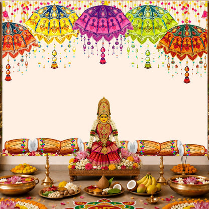 Party Propz Traditional Backdrop Cloth For Decoration