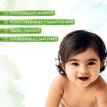 Mamaearth Organic Bamboo Based Baby Wipes - PUSHMYCART