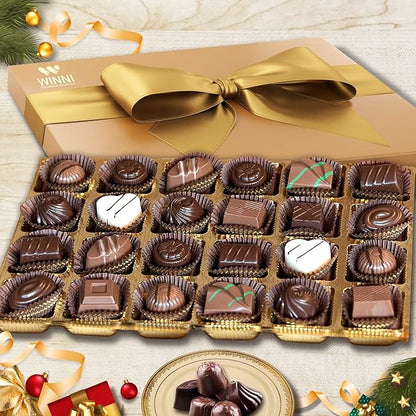 WINNI 24 Pcs Mix Chocolate Gift Packs 