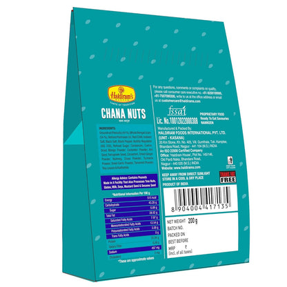Haldiram Chana Nuts (pack of 4) 200 gms each - PUSHMYCART