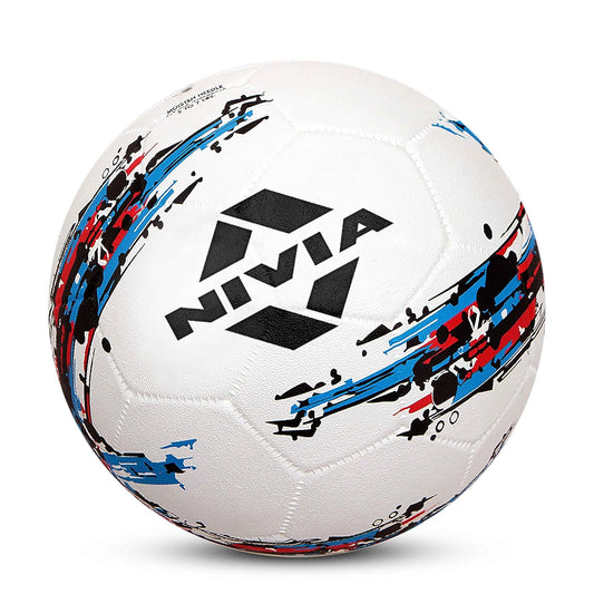 Nivia Storm White Rubber Football (White)Football