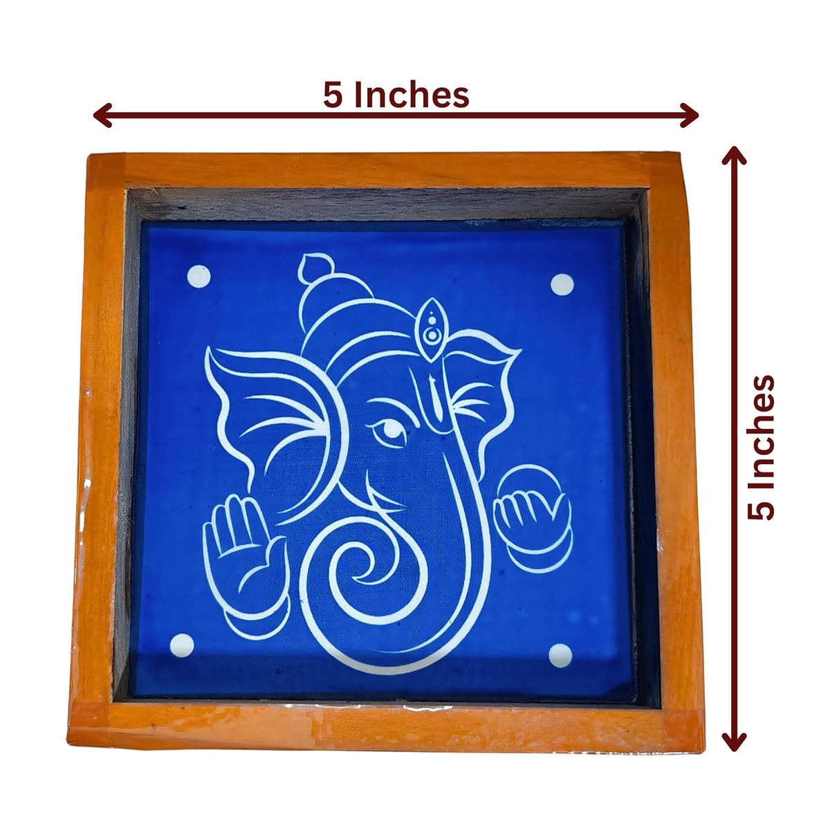 Anciently Ganesha Rangoli Stencil Wooden