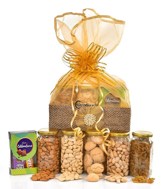 Nutri Miracle Christmas Dry Fruit And Nuts Gift Hamper 