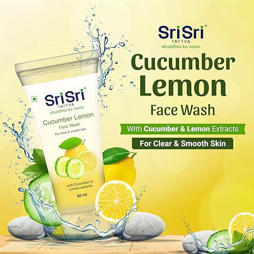 Sri Sri Tattva Cucumber & Lemon Face Wash - PUSHMYCART