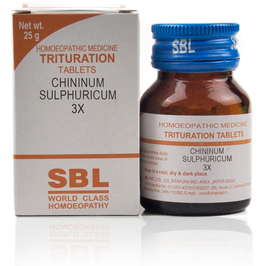 SBL Chininum Sulphuricum Trituration Tablet 3X