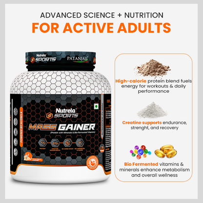 Patanjali Nutrela Sports Mass Gainer (Mal-kulfi)