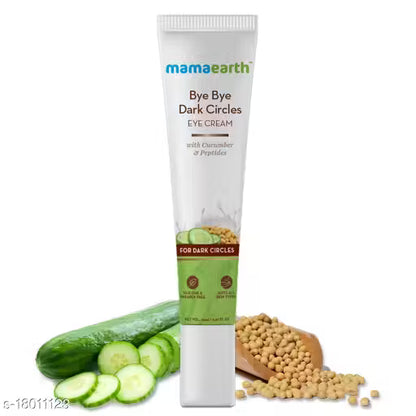 Mamaearth-Bye-Bye-Dark-Circles,-Under-Eye-Cream-for-Dark-Circles,-with-Cucumber-&-Peptides