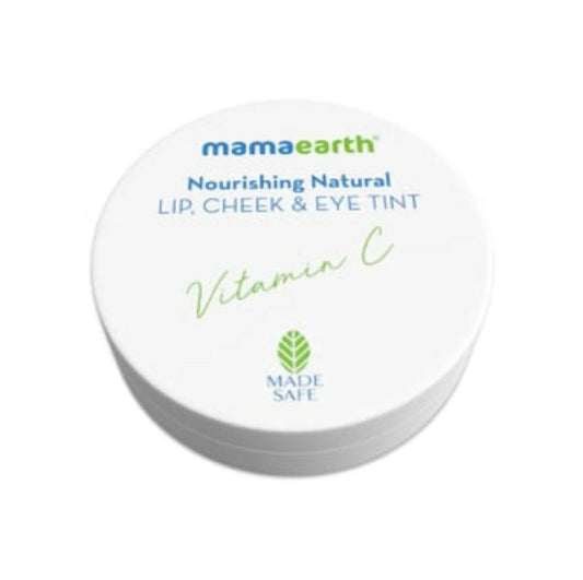 Mamaearth Nourishing Natural Lip Cheek and Eye Tint With Vitamin C and Cocoa|Coco Nude