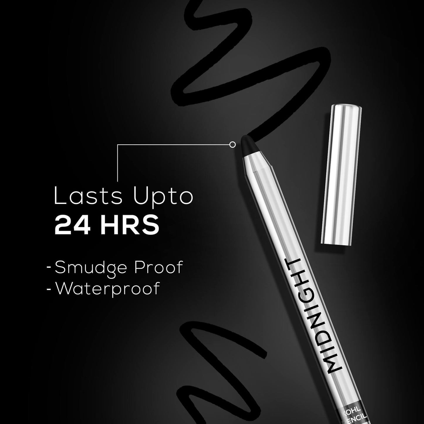 RENEE Midnight Kohl Kajal Pencil 