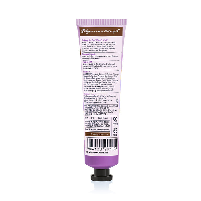 Plum vanilla vibes hand cream