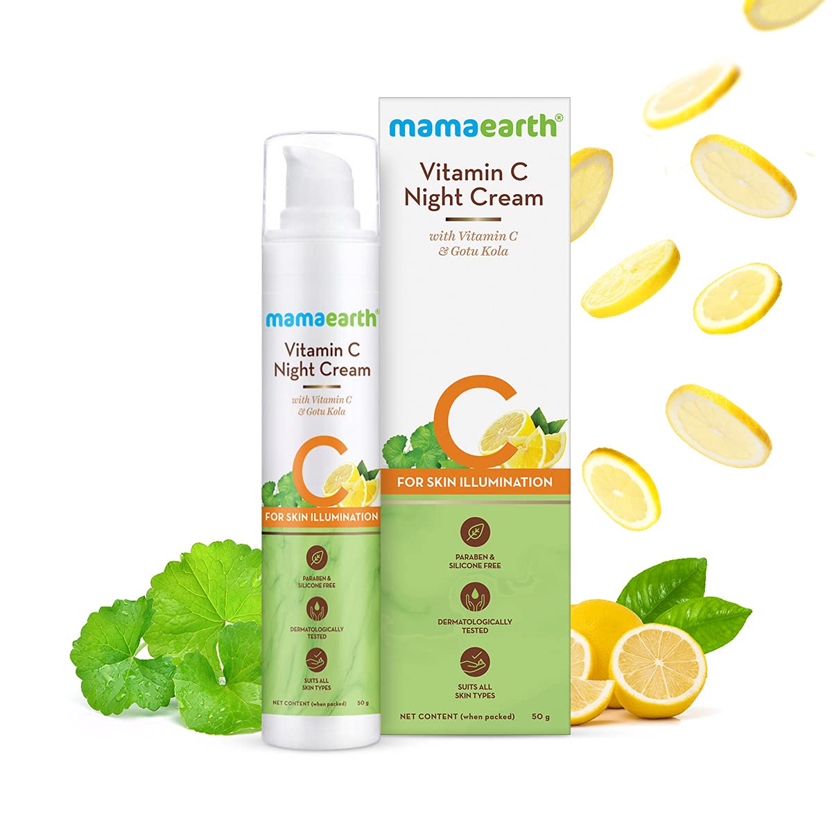 Mamaearth Vitamin C Night Cream For Skin Illumination
