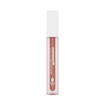 Mamaearth Feather Light Liquid Matte Lipstick | Nude Brown
