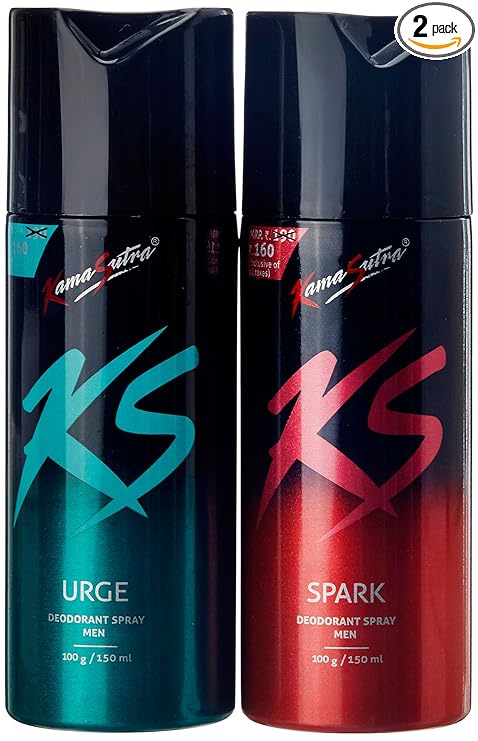 Kama Sutra Spark With Urge Deo Spray for Unisex