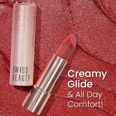 Swiss Beauty More Than Glitter Lipstick 3g