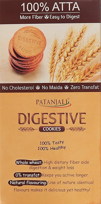 Patanjali Digestive Whole Wheat Biscuits