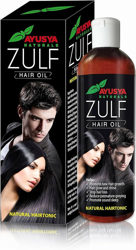 Ayusya Zulf hair Oil bottle