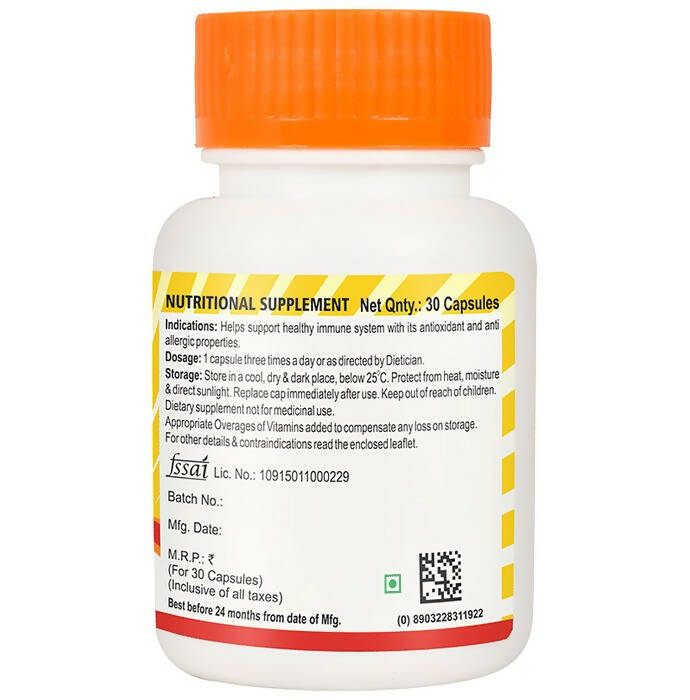 Bakson's Vitamin C Plus & Zinc Capsules - PUSHMYCART