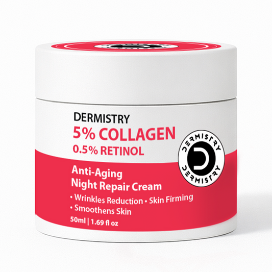 Dermistry Anti-Ageing Retinol Collagen Night Face Cream for Skin