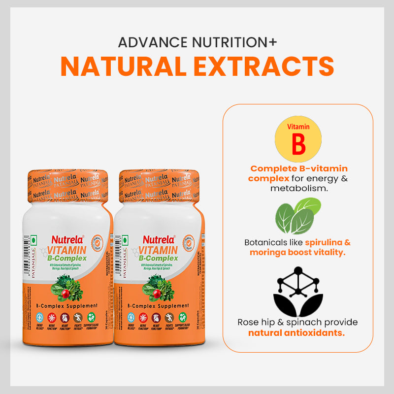 Combo Patanjali Nutrela Vitamin B-Complex