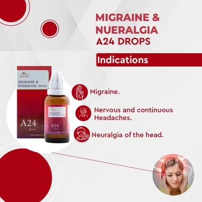 Allen A24 Migraine And Nueralgia Drop - PUSHMYCART