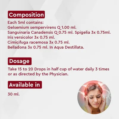 Allen A24 Migraine And Nueralgia Drop - PUSHMYCART