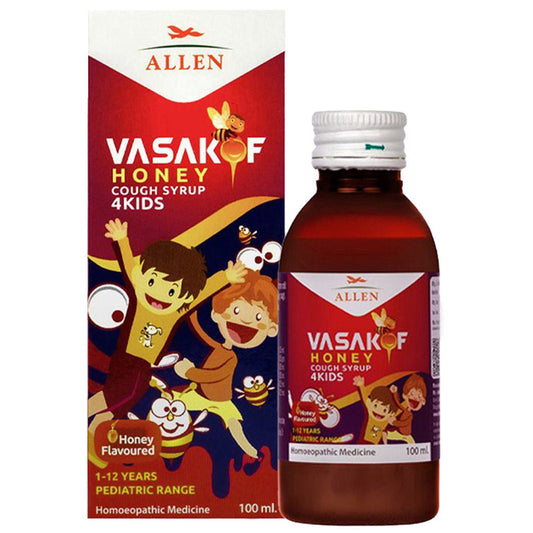 Allen Vasakof Honey Cough Syrup 4Kids - PUSHMYCART