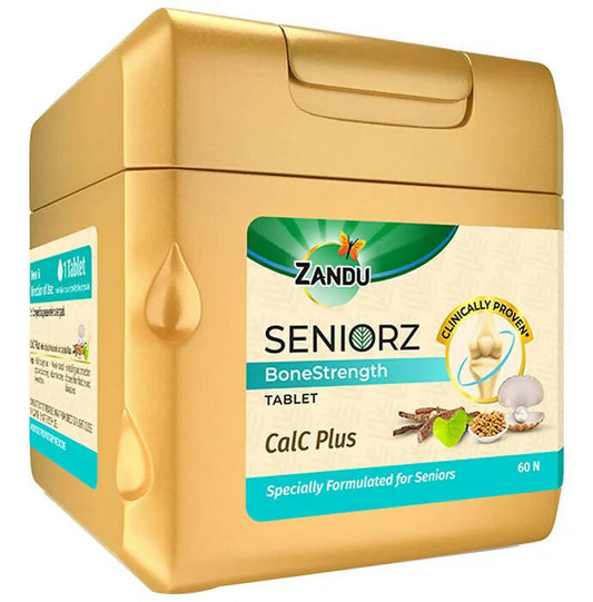 Zandu Seniorz Bone Strength CalC Plus Tablets