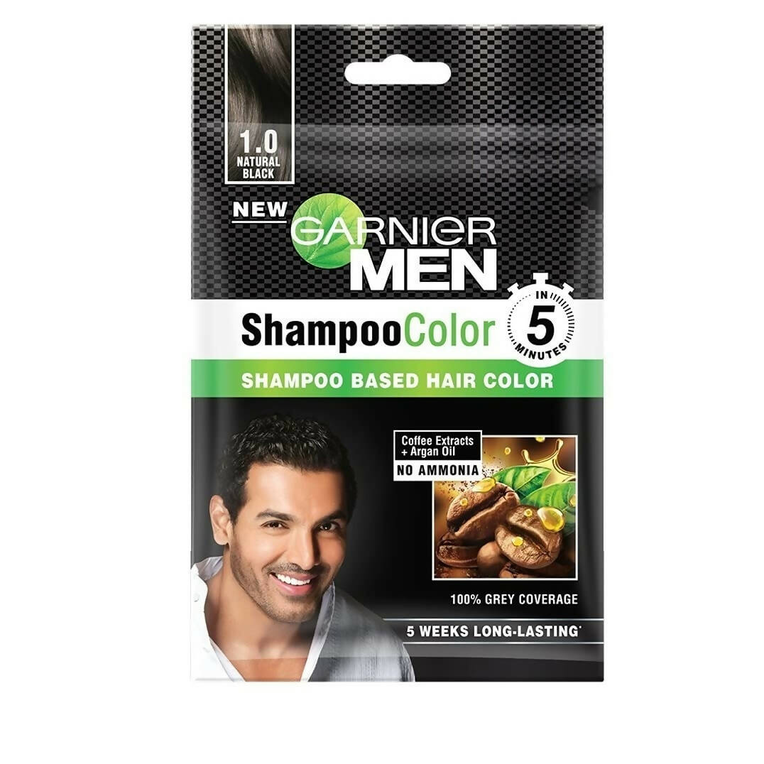 Garnier Men Shade 1 Shampoo Color-Natural Black