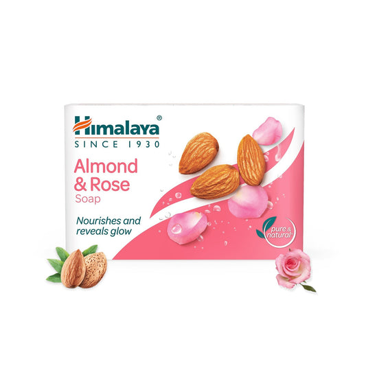 Himalaya Almond And Rose Soap 125gm - PUSHMYCART