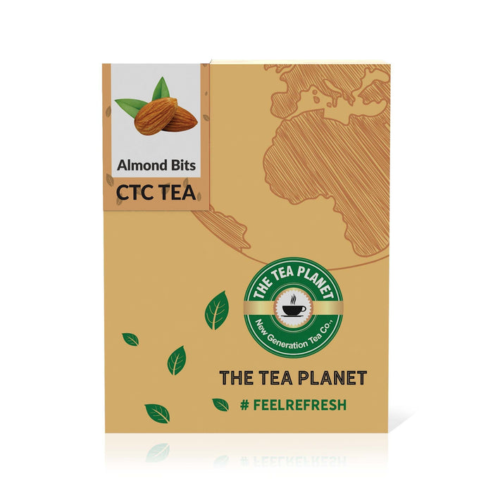 The Tea Planet Almond Flavored CTC Tea