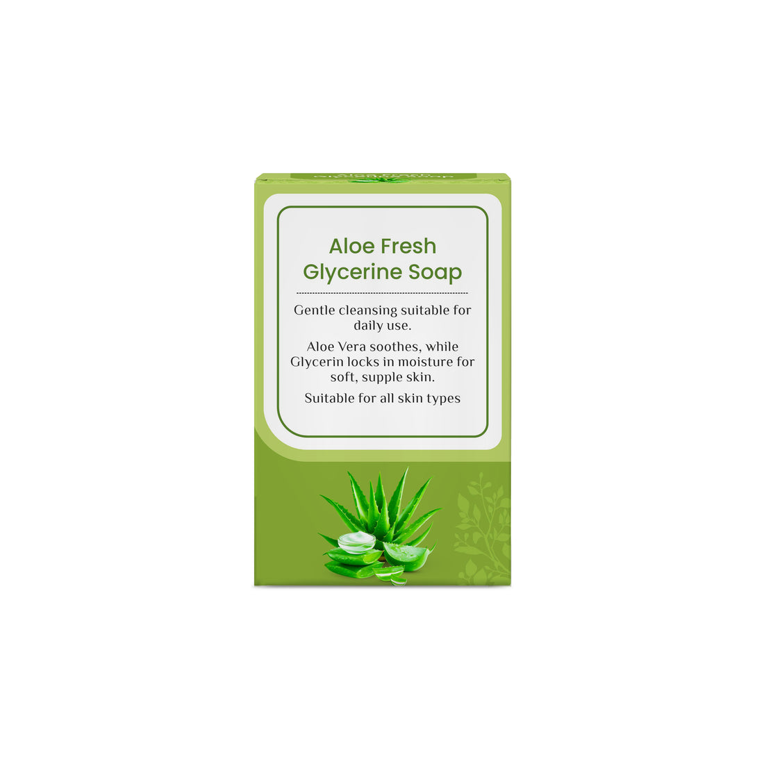 Sri Sri tattva Aloe Fresh Glycerine Soap | For Soothing Skin - PUSHMYCART