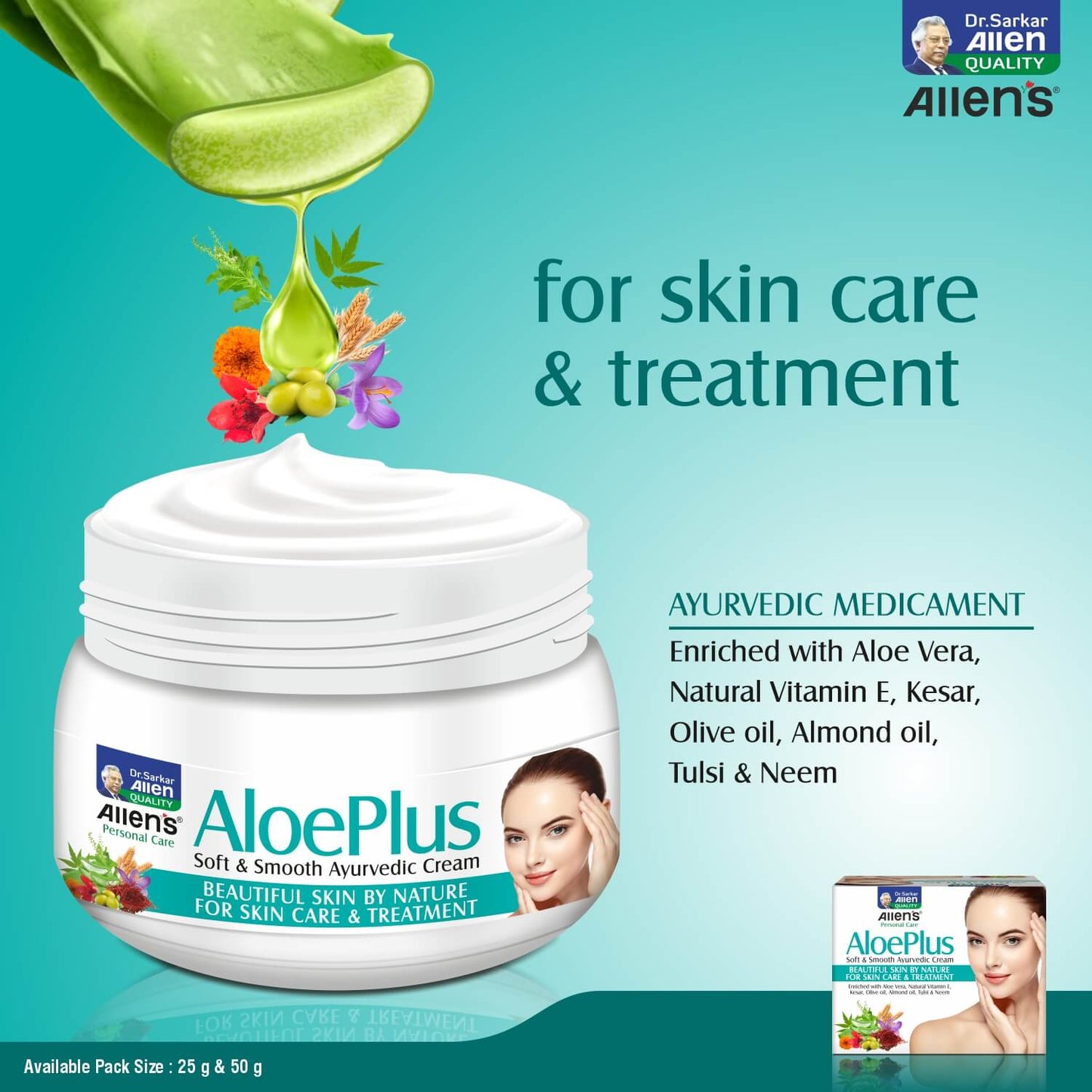 Allen AloePlus Soft & Smooth Ayurvedic Cream