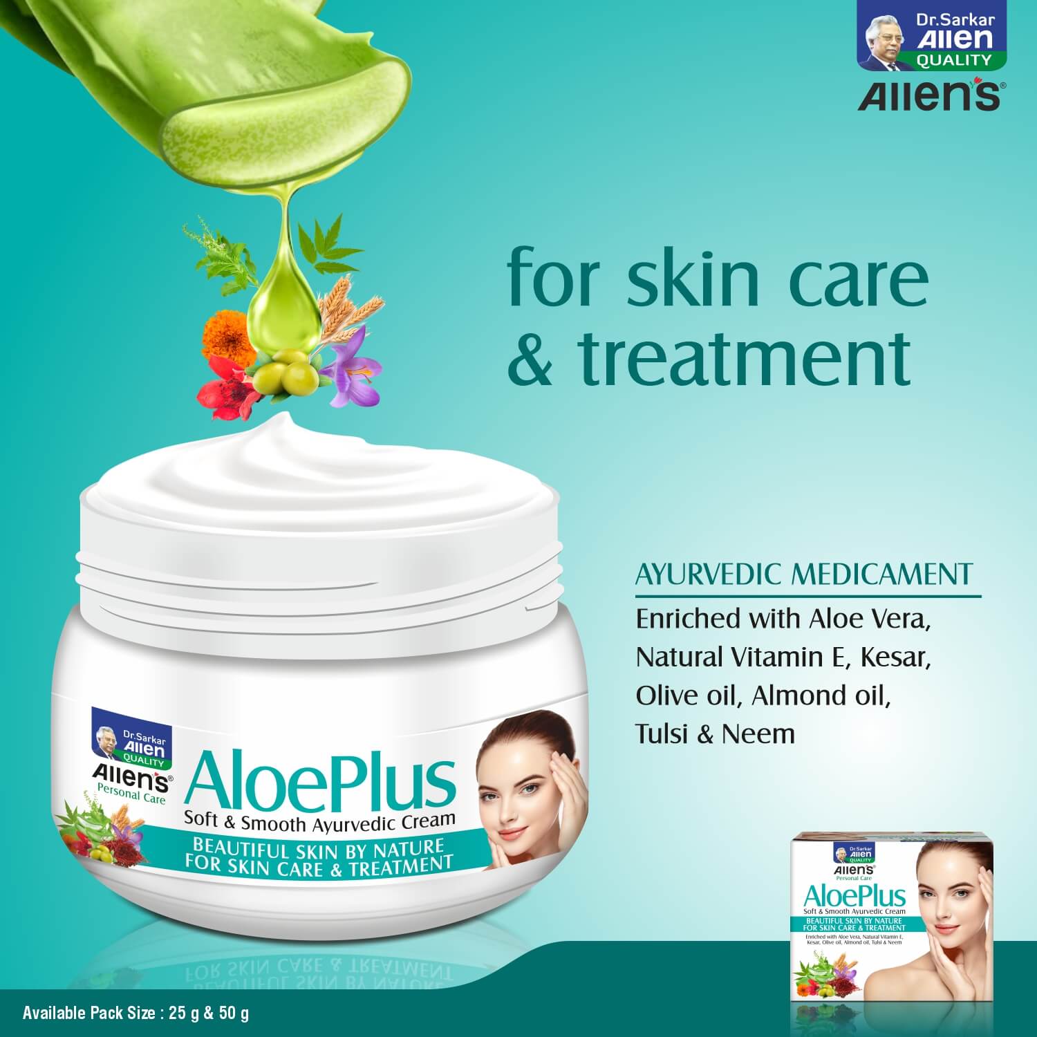 Allen AloePlus Soft & Smooth Ayurvedic Cream