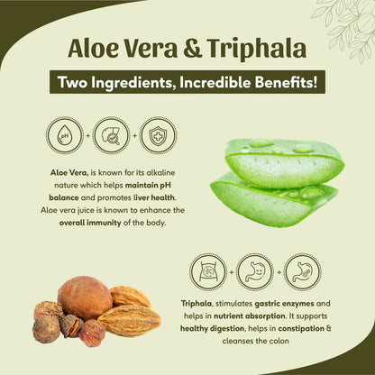 Sri Sri Tattva Aloe Vera Triphala Juice 500ml - PUSHMYCART