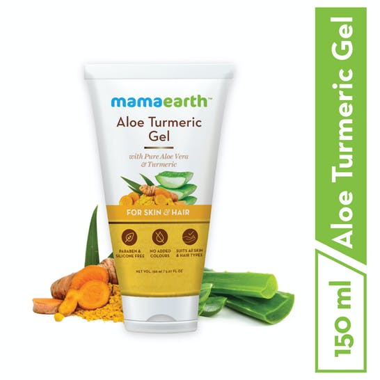 Mamaearth Aloe Turmeric Gel For Skin and Hair