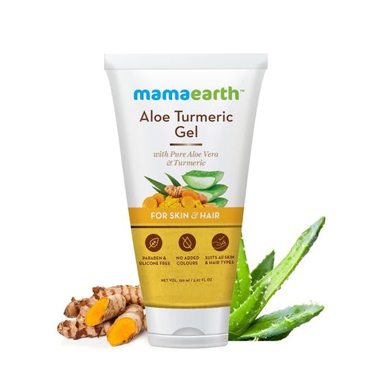 Mamaearth Aloe Turmeric Gel For Skin and Hair