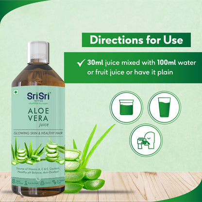 Sri Sri Tattva Aloe Vera Juice 1000ml - PUSHMYCART