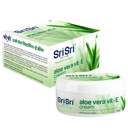 Sri Sri Tattva Aloe Vera Vit-E Cream - All Purpose Cream