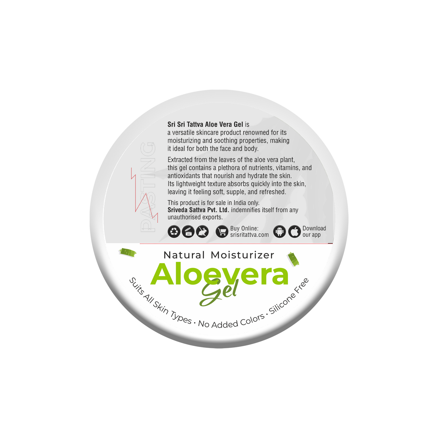 Sri Sri Tattva Aloevera Gel | Natural Moisturizer, Suits all Skin Types