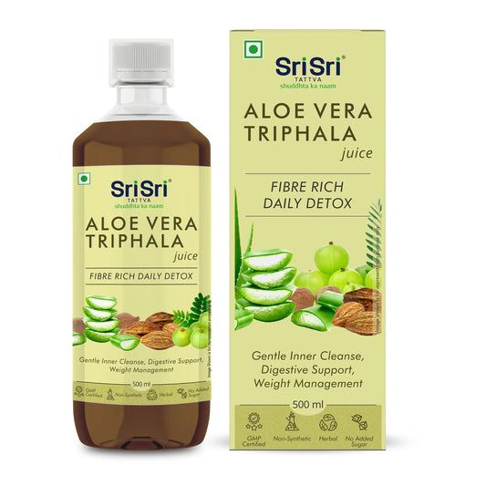Sri Sri Tattva Aloe Vera Triphala Juice 500ml - PUSHMYCART