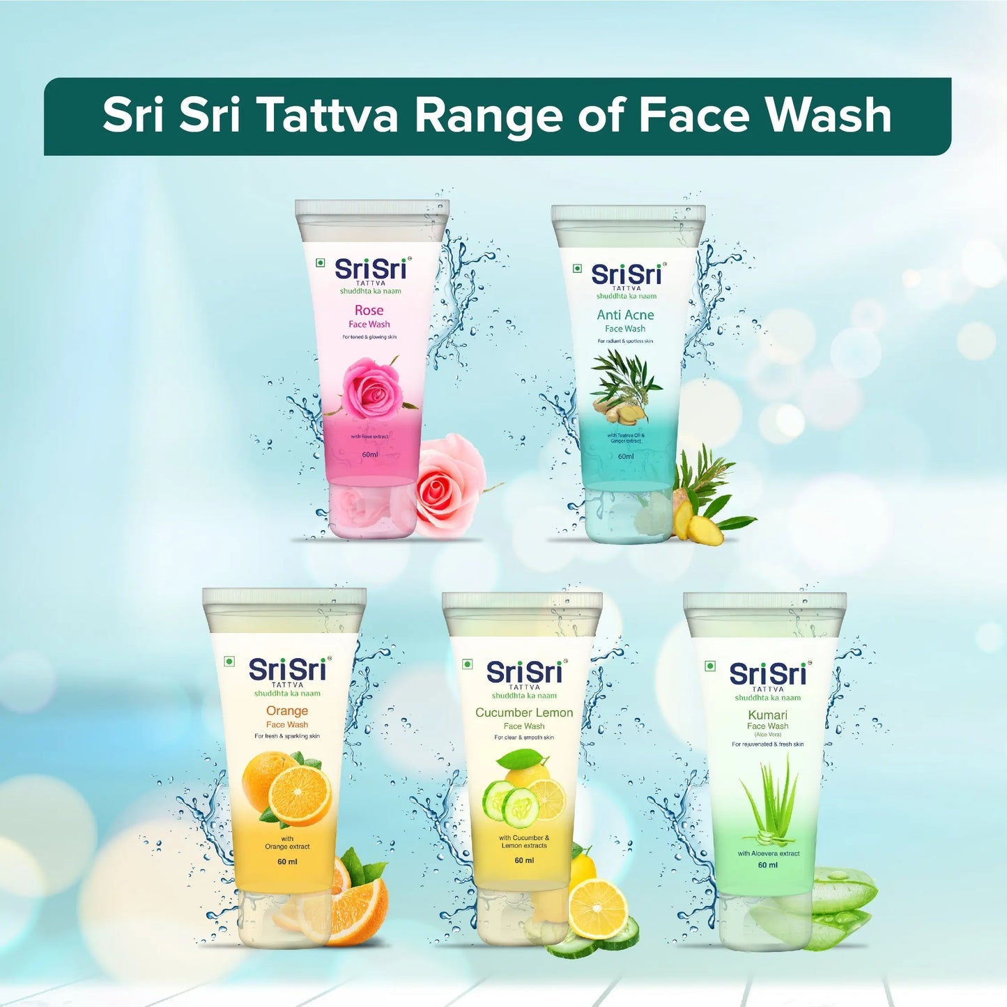 Sri Sri Tattva Anti Acne Face Wash - For Radiant & Spotless Skin
