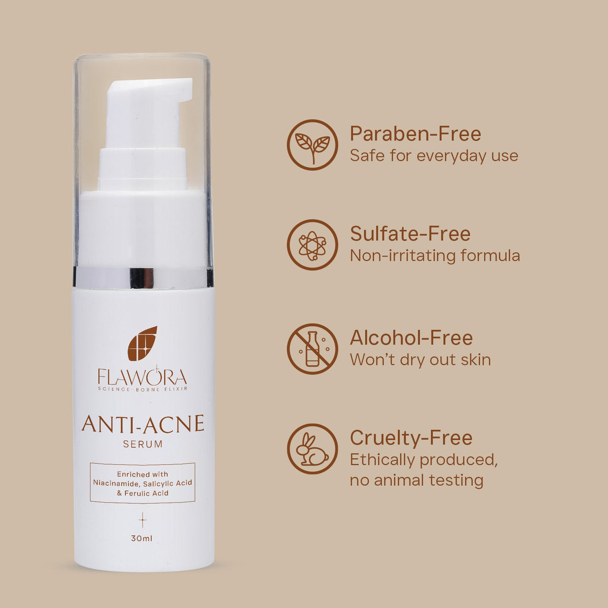 Flawora Anti Acne Serum