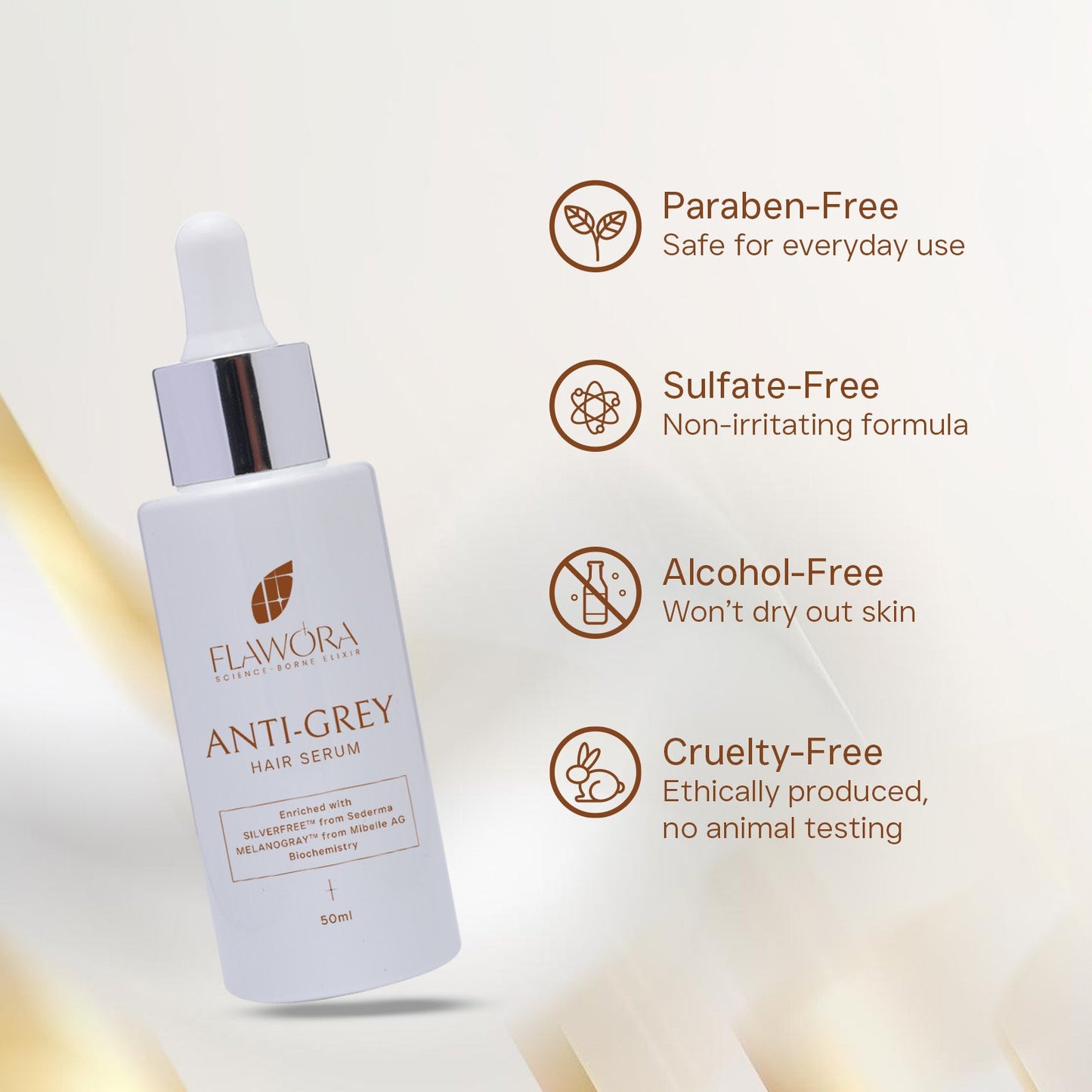 Flawora Anti Grey Hair Serum