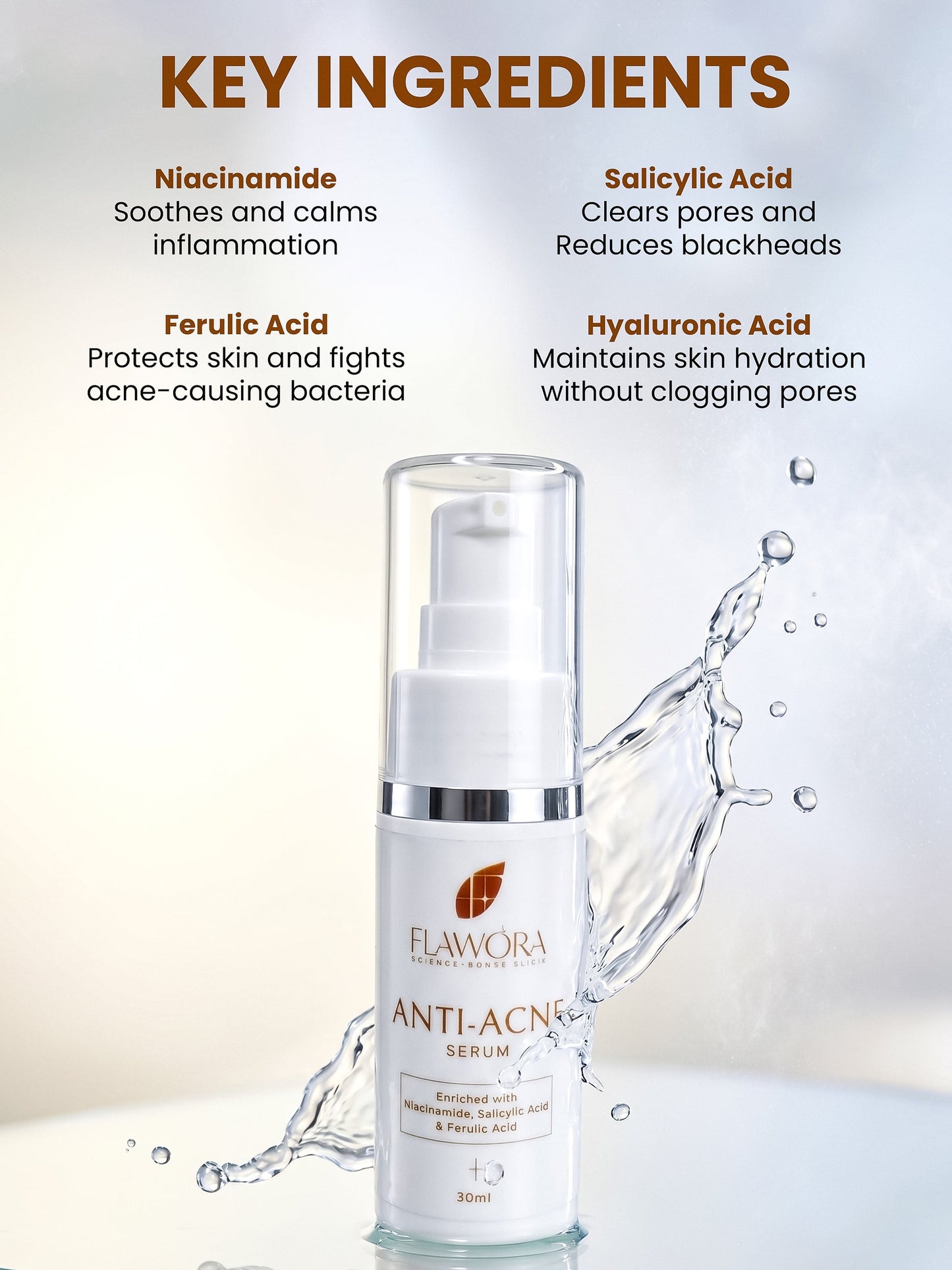 Flawora Anti Acne Serum