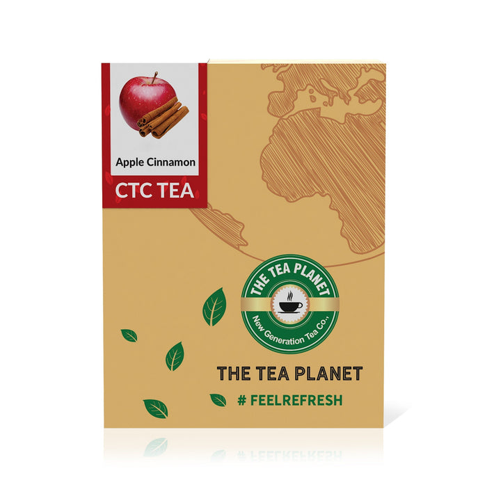 The Tea Planet Apple Cinnamon Black Flavored CTC Tea