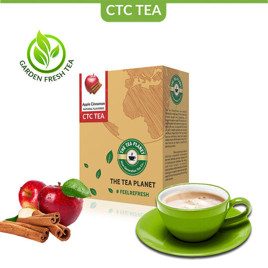 The Tea Planet Apple Cinnamon Black Flavored CTC Tea