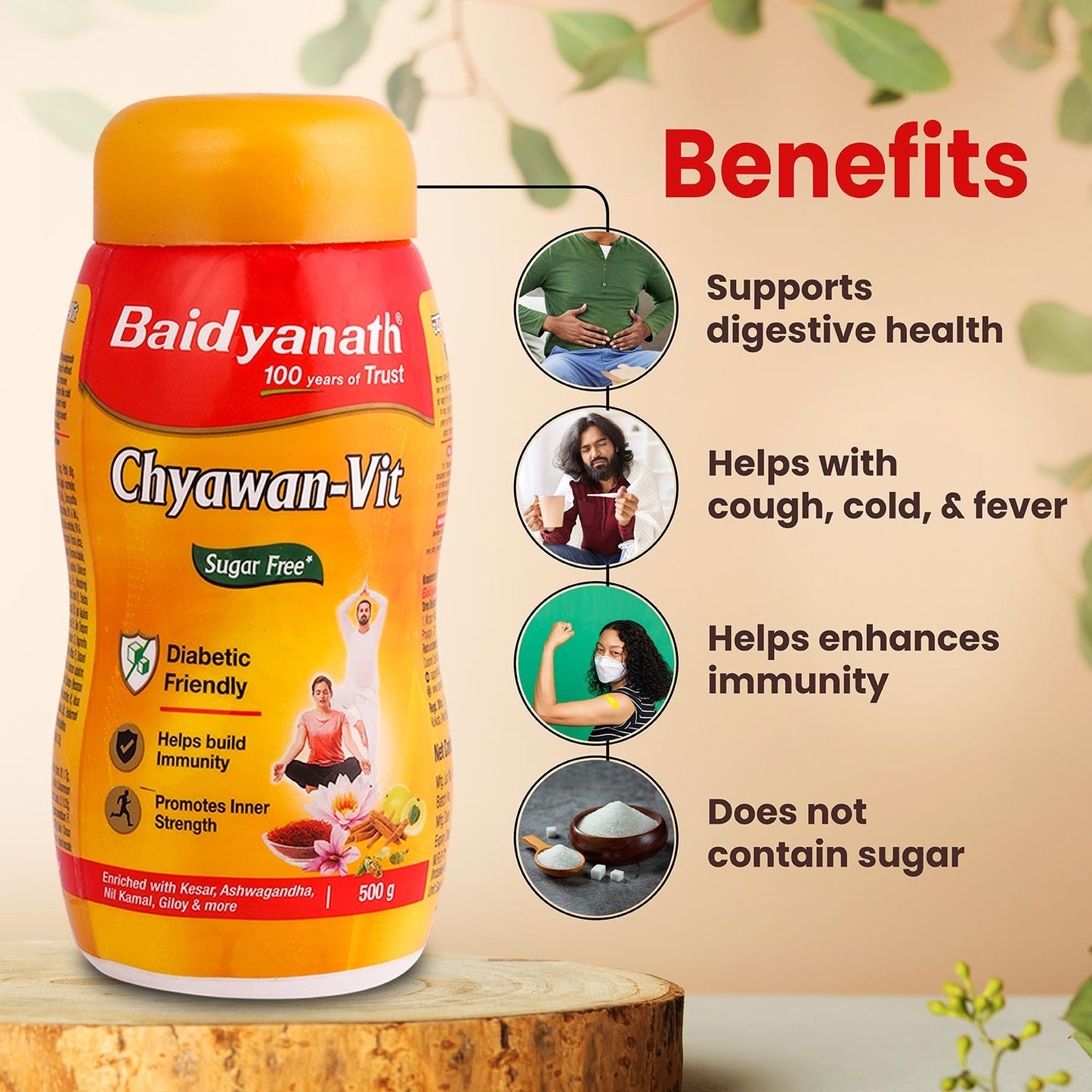 Baidyanath Sugarfree Chyawan Vit